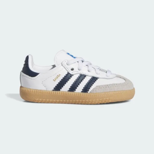 adidas white & navy samba og Toddler trainers
