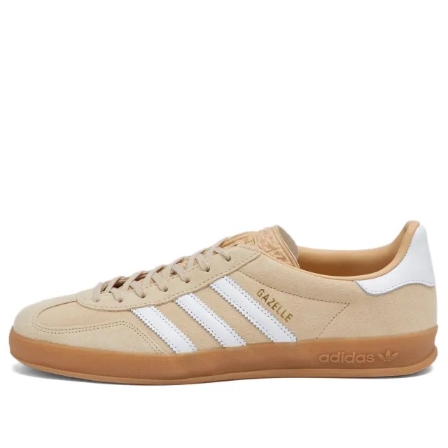 Women's Adidas Originals Gazelle Indoor Trainers in Cream