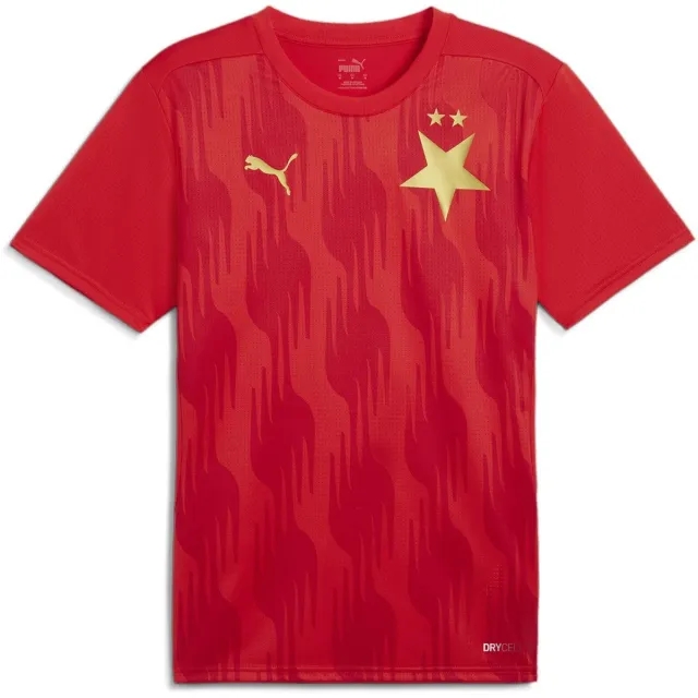 Puma Slavia Prague Mens SS Pre-Match Away Shirt 2024/25