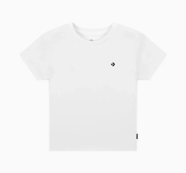 Converse Cropped T-Shirt - White