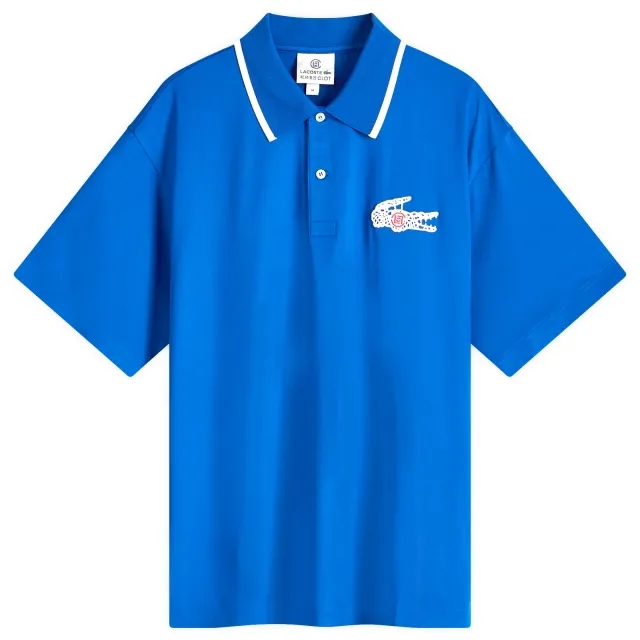Lacoste Men's x CLOT Relaxed Fit Polo Cobalt