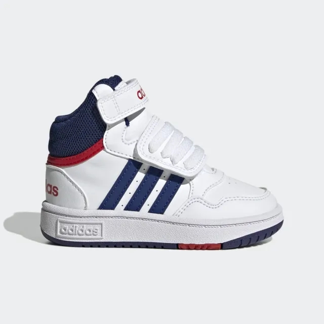 adidas white & navy hoops mid 3.0 v Boys Toddler trainers