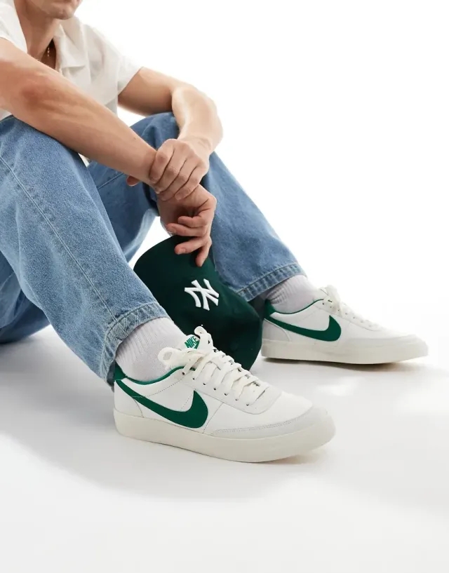 Nike Killshot 2 Leather Trainers In White And Green