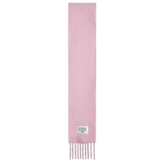Acne Studios Men's Volly Alpaca Scarf Pink/Lilac