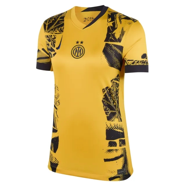 Inter Milan 2024/25 Stadium Third Women's Nike Dri-FIT Football Replica Shirt - Yellow - Polyester