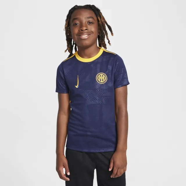 Inter Milan Nike Third Pre Match Top - Blue - Kids