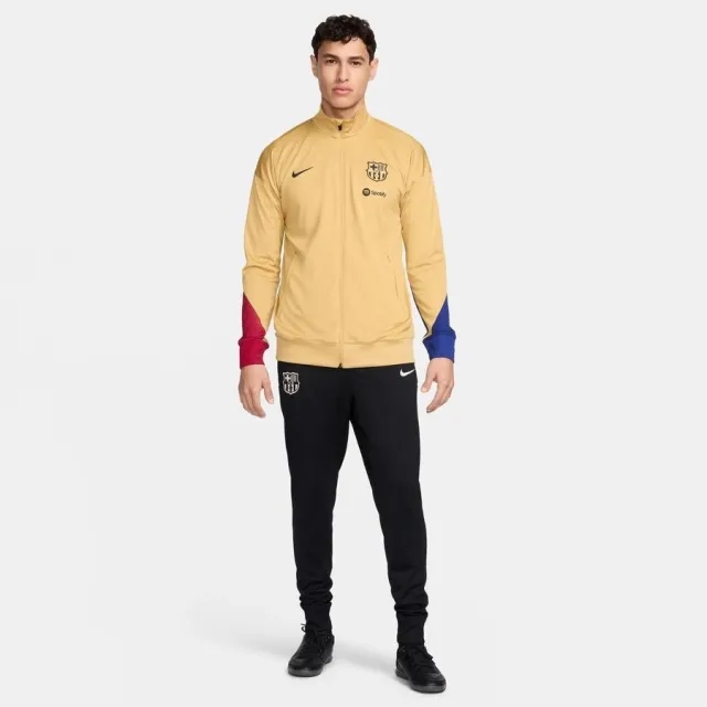 Nike Barcelona Dri-Fit Strike Tracksuit - Gold/Black - 2024-2025