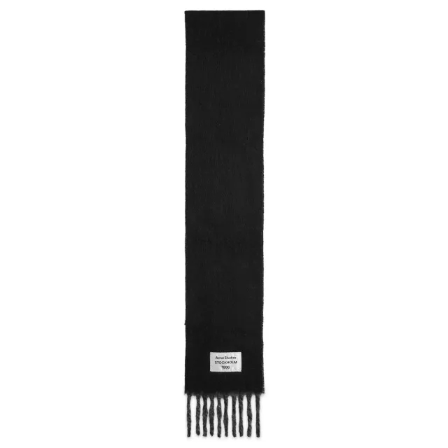 Acne Studios Men's Volly Alpaca Scarf Black/Grey