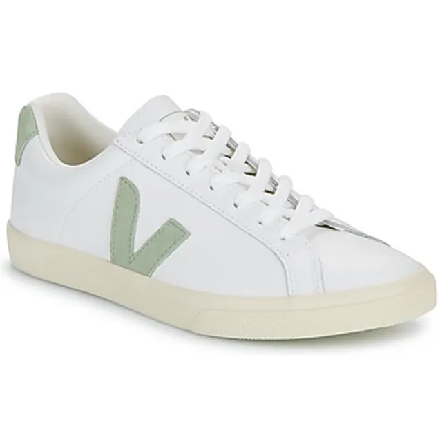 VEJA Women's Esplar Leather Trainers - White Clay -  Size: UK 8
