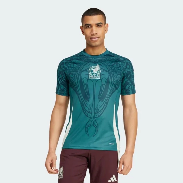 Mexico adidas Pre Match Shirt - Green