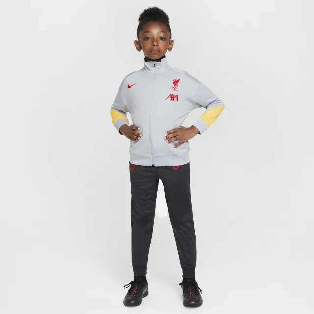 Liverpool Nike Strike Training Tracksuit - Light Grey - Little Kids