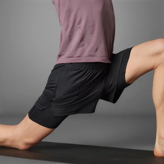 adidas Designed for Training Yoga Training Two-in-One Shorts
