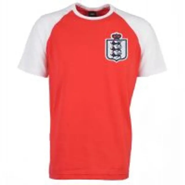 Kids England Raglan Sleeve Red/White T-Shirt