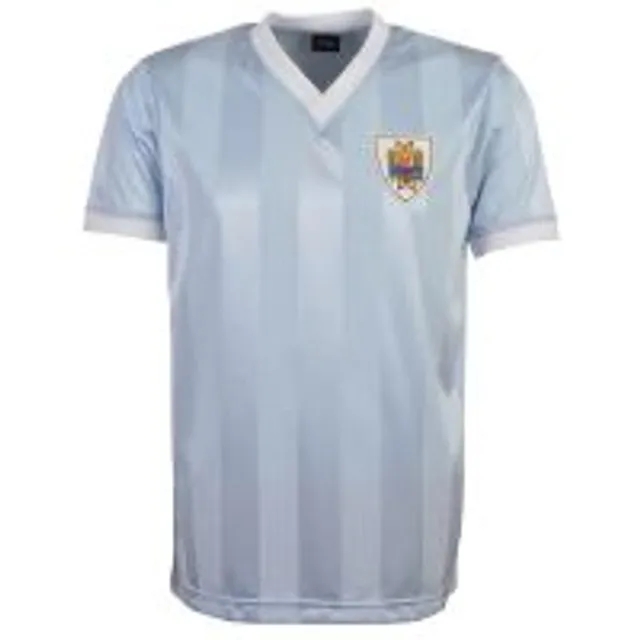 Uruguay 1986 World Cup Retro Football Shirt - Sky