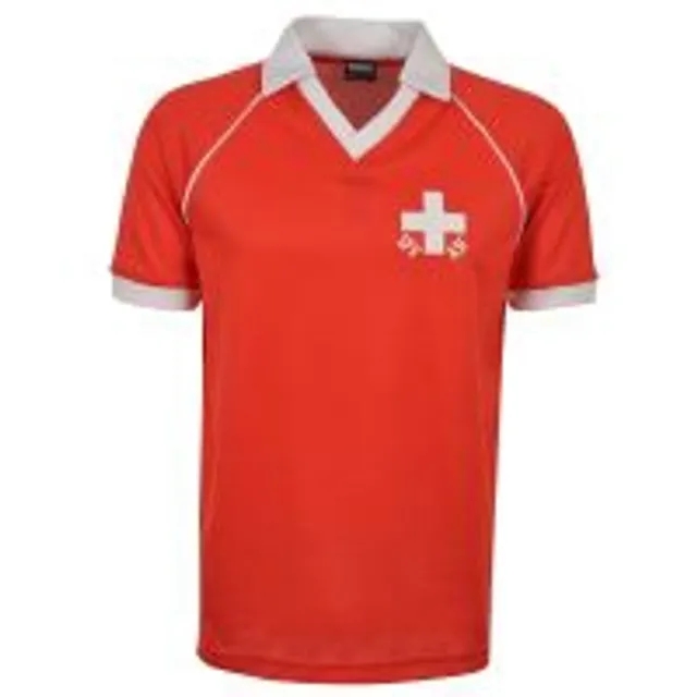 Switzerland 1980 Home Retro Football Shirt