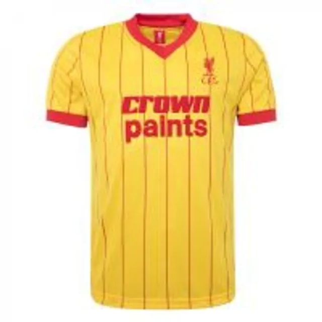 Liverpool 1982  Yellow Away Shirt
