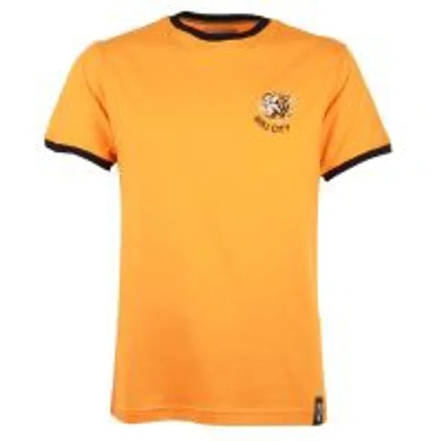 Hull City 12th Man T-Shirt - Amber/Black Ringer
