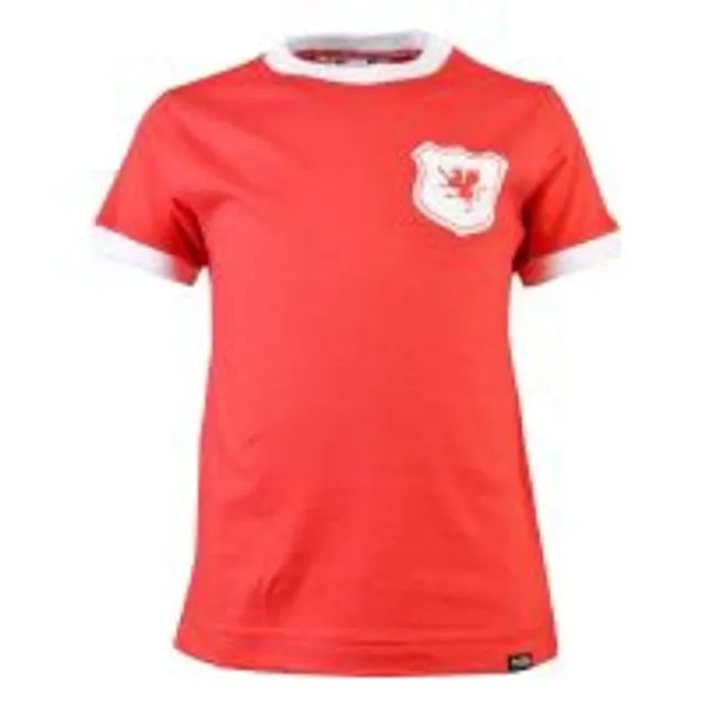 Kids Wales 12th Man - Red/White Ringer