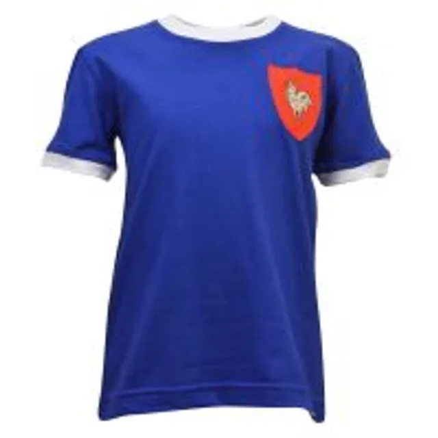 Kids France Tee Royal/White Ringer