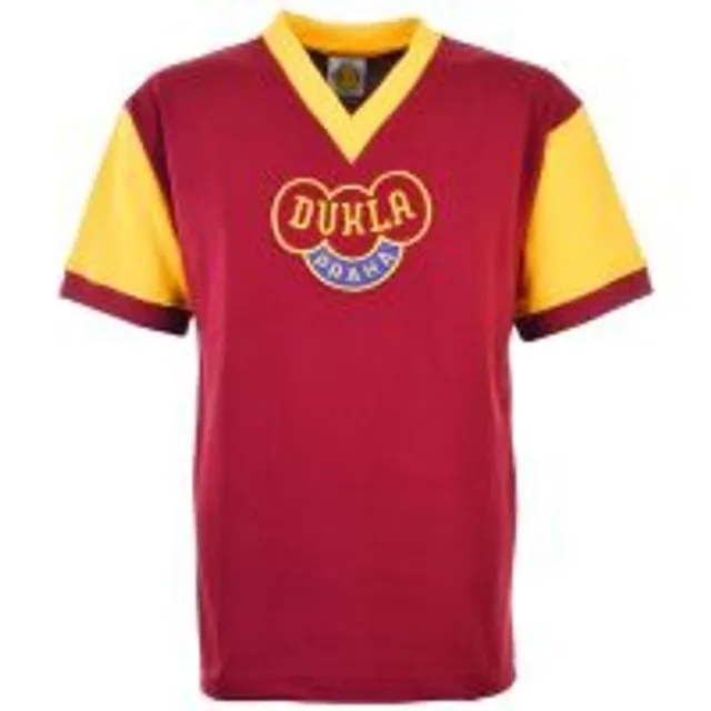 Dukla Prague 1960s Kids Retro Football Shirt