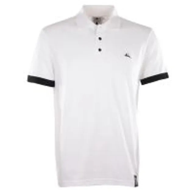 BUKTA  Lifestyle Polo White with Black Cuffs