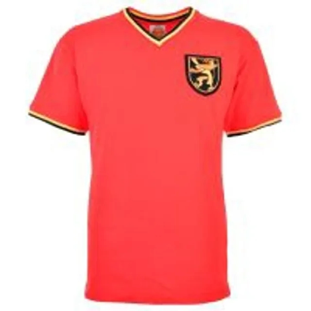 Belgium 1970 Kids Red Retro Football Shirt
