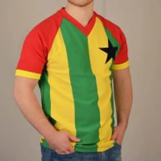 Ghana 1980s Retro Football Shirt