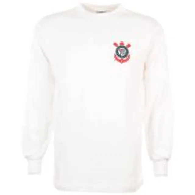 Corinthians Paulista 1970s Kids Retro Football Shirt