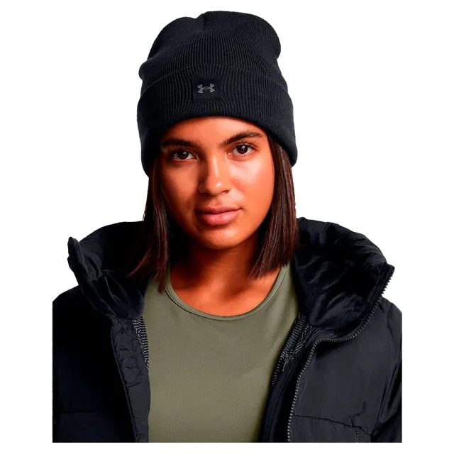 Under Armour Women's Halftime Cuff Beanie - Black/Castlerock - One Size