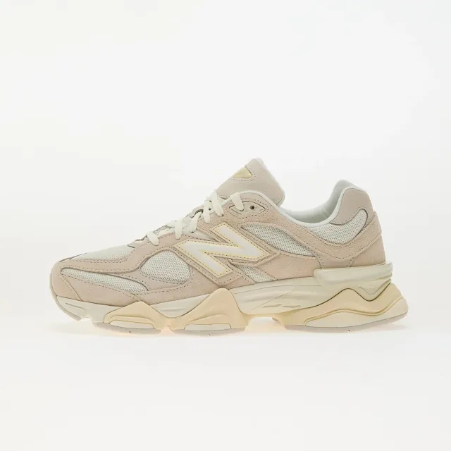 New Balance Unisex 9060 in White/Beige/Yellow/Orange Suede/Mesh