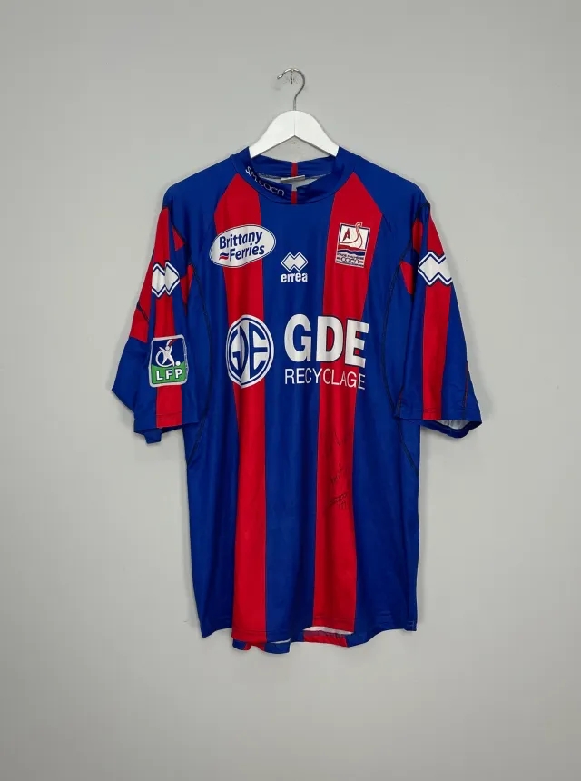 2006/07 CAEN HENGBART #22 *SIGNED + PLAYER ISSUE* HOME SHIRT (XXL) ERREA | Cult Kits