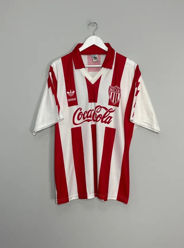 1994/95 NECAXA #14 *PLAYER ISSUE + SIGNED* HOME SHIRT (L) ADIDAS | Cult Kits