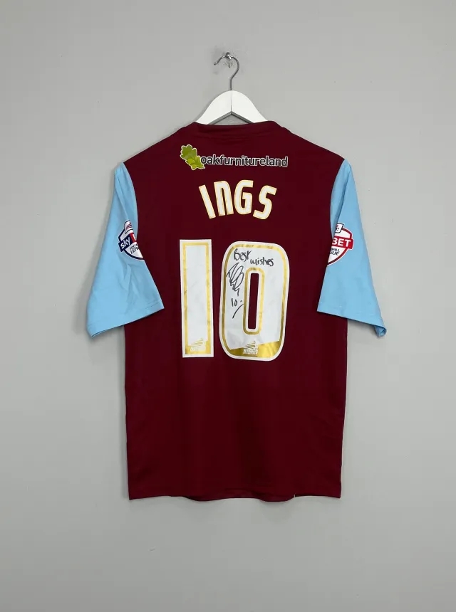 2013/14 BURNLEY INGS #10 *MATCH ISSUE + SIGNED* HOME SHIRT (M) PUMA | Cult Kits