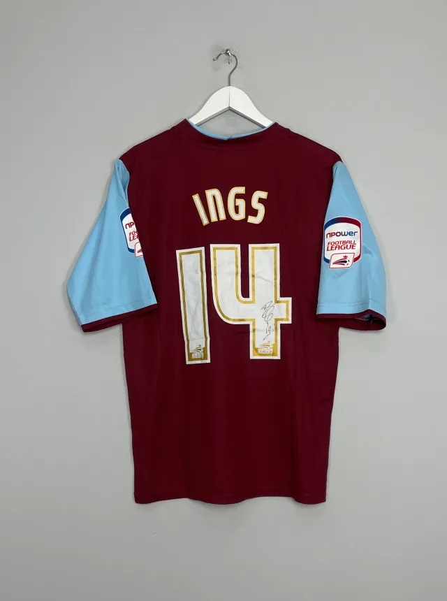 2012/13 BURNLEY INGS #14 *MATCH ISSUE + SIGNED* HOME SHIRT (M) PUMA | Cult Kits