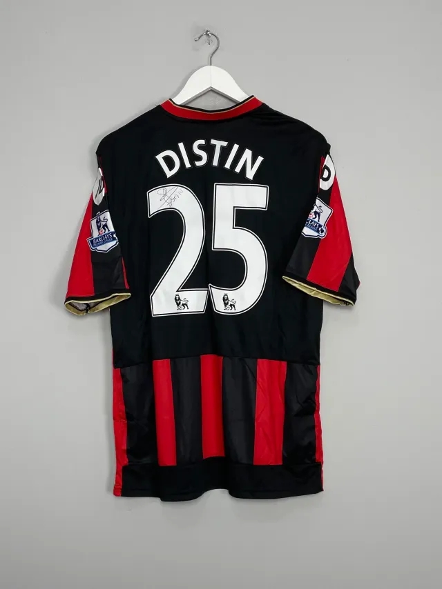 2015/16 BOURNEMOUTH DISTIN #25 *MATCH ISSUED + SIGNED* HOME SHIRT (L) JD | Cult Kits