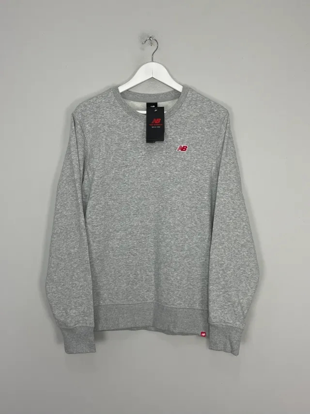 New Balance *BNWT* Grey Crew Neck Sweater (Multiple Sizes) Jumper | Cult Kits, Small / Template / 2022