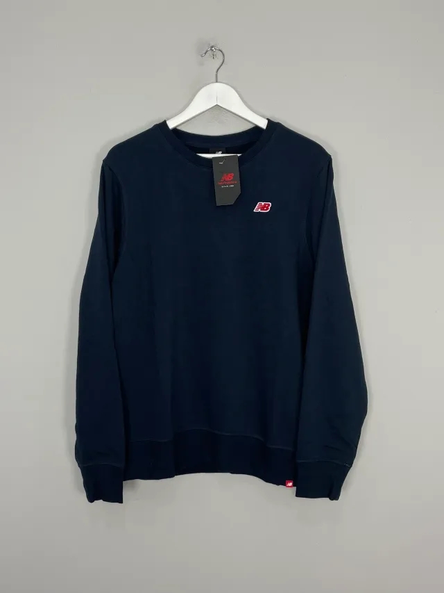New Balance *BNWT* Navy Crew Neck Sweater (Multiple Sizes) Jumper | Cult Kits, Small / Template / 2022