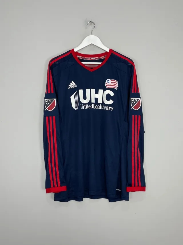 2014/15 NEW ENGLAND REVOLUTION L/S *PLAYER ISSUE* HOME SHIRT (2XL) ADIDAS | Cult Kits