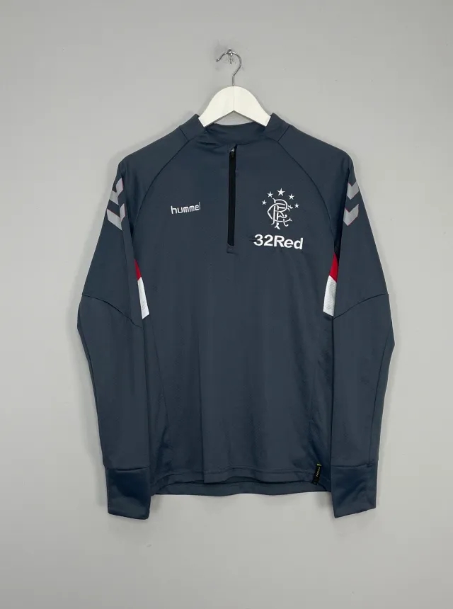 2018/19 RANGERS 1/4 TRAINING TOP (S) HUMMEL | Cult Kits