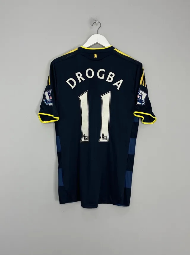 2009/10 CHELSEA DROGBA #11 *MATCH ISSUE* AWAY SHIRT (M) ADIDAS | Cult Kits