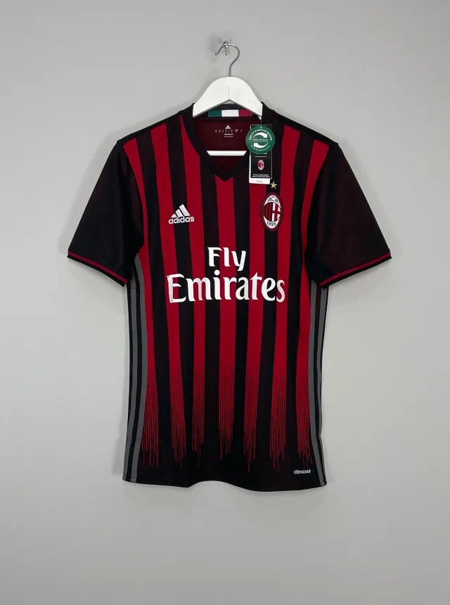 2016/17 AC MILAN *BNWT* HOME SHIRT (S) ADIDAS | Cult Kits