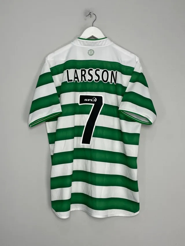 2003/04 CELTIC LARSSON #7 HOME SHIRT (XL) UMBRO | Cult Kits
