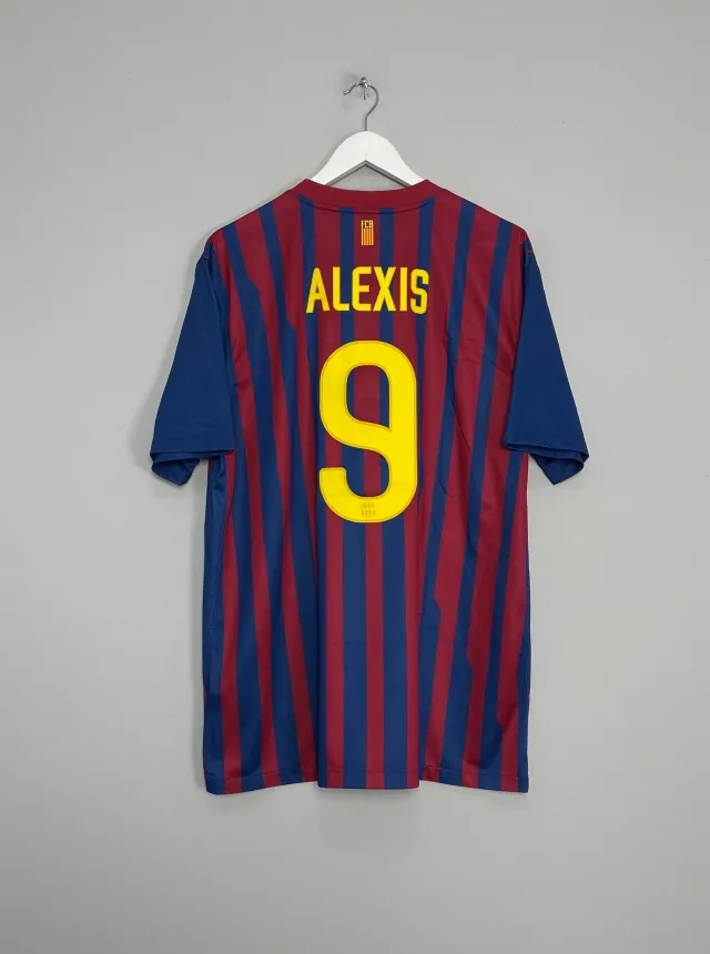 2011/12 BARCELONA ALEXIS #9 HOME SHIRT (XL) NIKE | Cult Kits