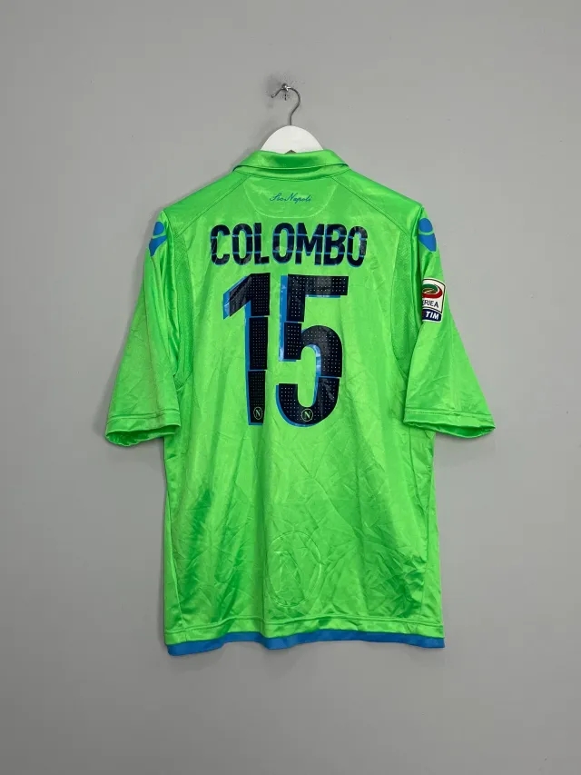 2014/15 NAPOLI COLOMBO #15 *MATCH ISSUE* GK SHIRT (XL) MACRON | Cult Kits