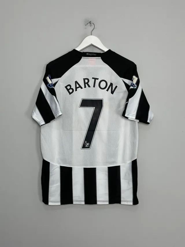 2010/11 NEWCASTLE UNITED BARTON #7 HOME SHIRT (M) PUMA | Cult Kits
