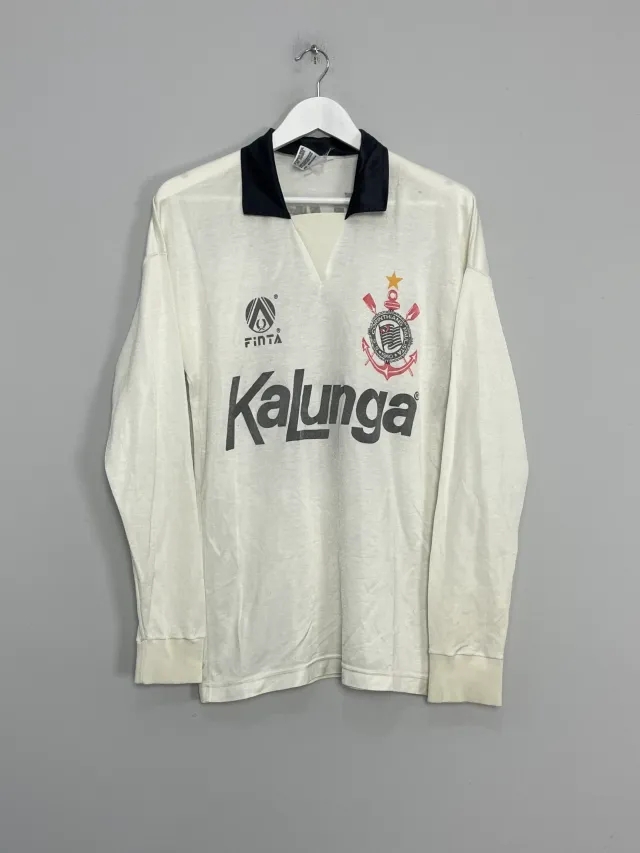 1990/92 CORINTHIANS #10 L/S HOME SHIRT (M) FINTA | Cult Kits