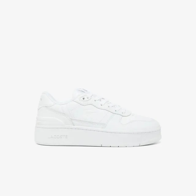 Lacoste Women's T-Clip Platform Leather Sneakers - White