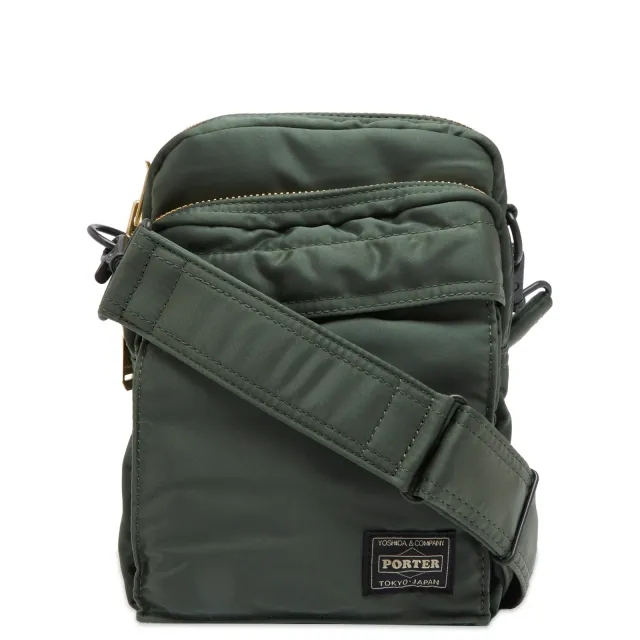 Porter-Yoshida & Co. Tanker Vertical Shoulder Bag Sage Green