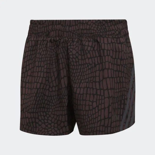 adidas Run Icons 3-Stripes Crocodile Print Running Shorts
