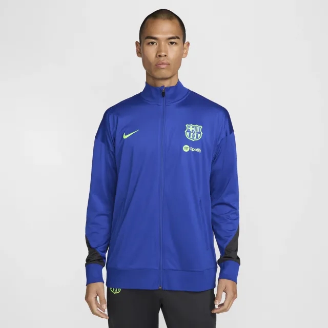 F.C. Barcelona Strike Third Men's Nike Dri-FIT Football Knit Tracksuit - Blue - Polyester